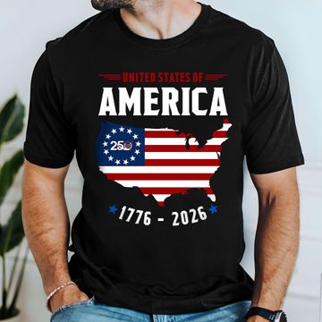 Discover 250 Years T-shirt |  Patriotic 1776–2026 United States of America Shirt