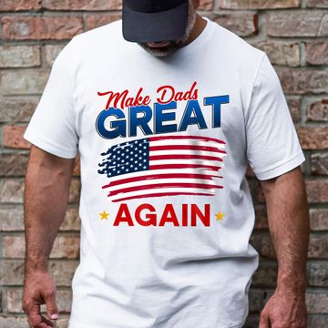 Discover Makes Dads Great Again, Father's Day Gift For Dad T-Shirt TPT1910TSv1
