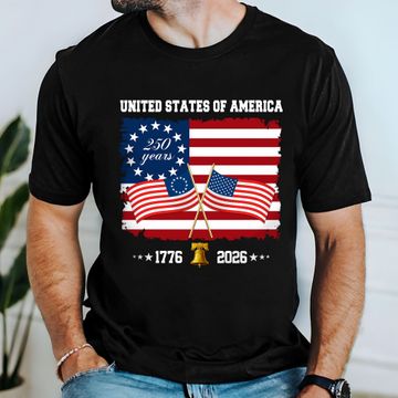 Discover United States of America T-shirt | Patriotic 250th Anniversary Shirt