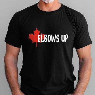 Discover Elbows Up Canada Strong T-shirt