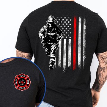 Discover US Firefighter The Thin Red Line T-shirt