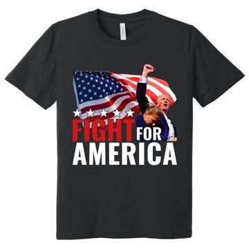 Discover Fight for America, Donald Trump Shooting Voting Felon T-shirts