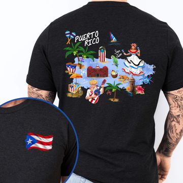 Discover Patriotic Puerto Rico T-Shirt