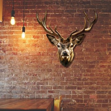 Discover Deer Head Vintage Hanging Metal Sign