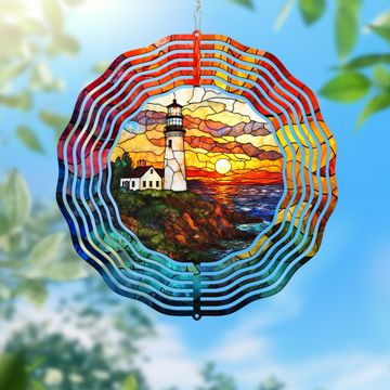 Discover Lighthouse Wind Spinner