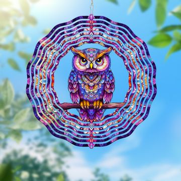 Discover Halloween Owl Wind Spinner