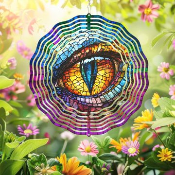 Discover Fantasy Dragon Eye Wind Spinner