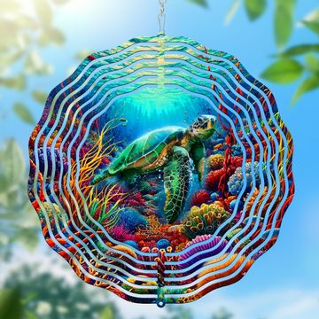 Discover Sea Turtle Wind Spinner