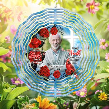 Discover Personalized In Memory Of A Beloved One In Heaven, For Mom, Dad, Grandma, Grandpa Cardinal Wind Spinner