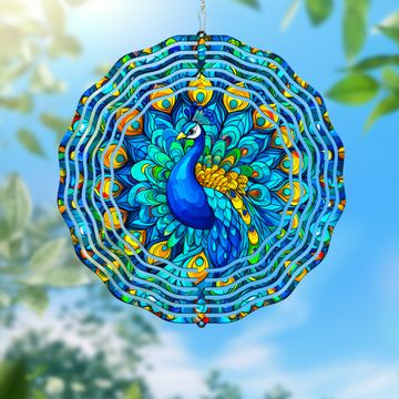 Discover Stunning Peacock Wind Spinner