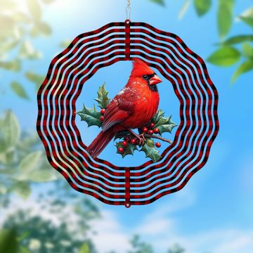 Discover Cardinal Bird Christmas Wind Spinner