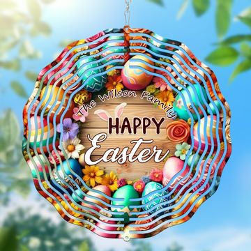 Discover Personalized Happy Easter Wind Spinner
