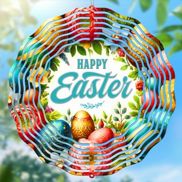 Discover Happy Easter Wind Spinner