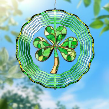 Discover Irish Shamrock Wind Spinner – Perfect for St. Patrick’s Day Decor