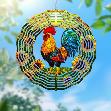 Discover Rooster Farm Animal Wind Spinner
