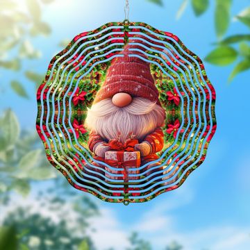 Discover Christmas Gnome Wind Spinner
