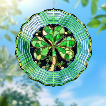 Discover Shamrock Irish St. Patrick's Day Wind Spinner