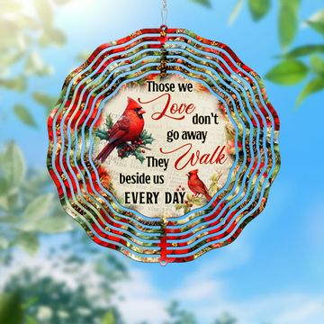Discover Memorial Cardinal Sympathy Those We Love Don't Go Away Wind Spinner