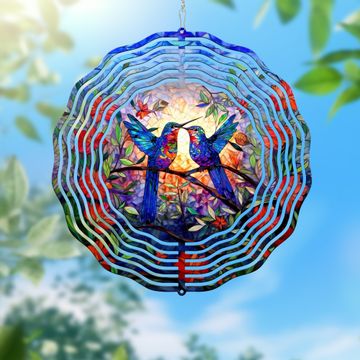 Discover Hummingbird Spring Wind Spinner