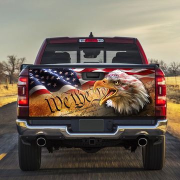 Discover American Truck Tailgate Decal Sticker Wrap We The People BNL316TDv1
