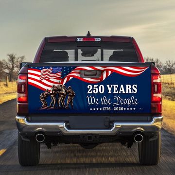 Discover 250 Years of America We The People Truck Tailgate Decal Sticker Wrap