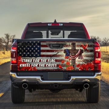 Discover Jesus Christ United We Stand Truck Tailgate Decal Sticker Wrap