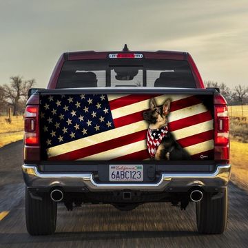 Discover German Shepherd America Truck Tailgate Decal Sticker Wrap