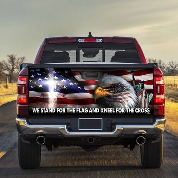 Discover Jesus Christ United We Stand Truck Tailgate Decal Sticker Wrap