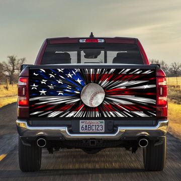 Discover Baseball American Truck Tailgate Decal Sticker Wrap