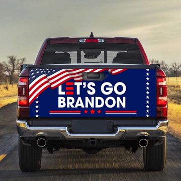 Discover Let's Go Brandon Truck Tailgate Decal Sticker Wrap