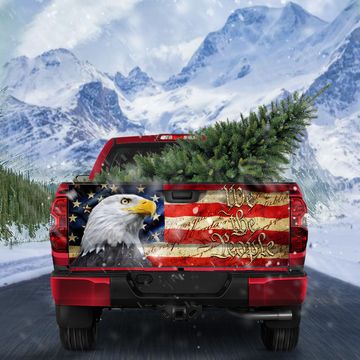 Discover We The People Patriots Truck Tailgate Decal Sticker Wrap