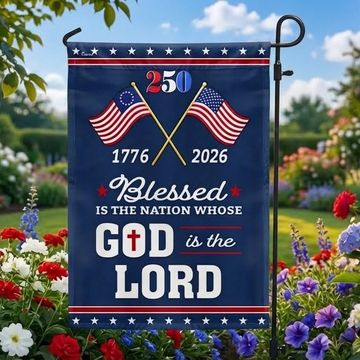 Discover Patriotic 250 Years of America Blessed Nation 1776 2026 Flag