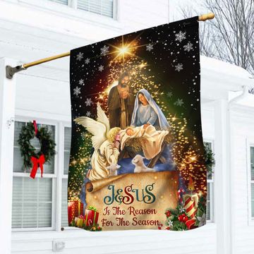 Discover Jesus Christmas Flag Jesus Is The Reason For The Season Christmas Flag