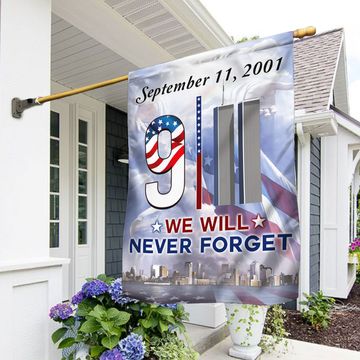 Discover 911 Flag We Will Never Forget BNN147Fv1