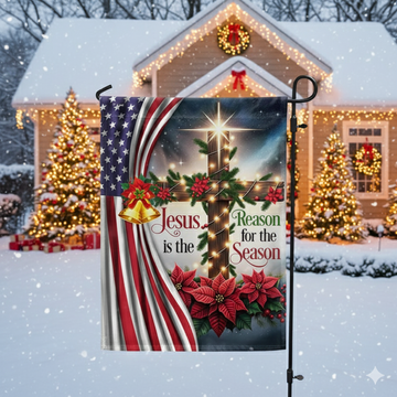 Discover Jesus Christ Christmas Flag Jesus Is The Reason For The Season