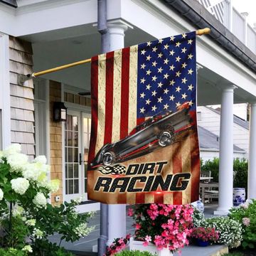 Discover Dirt Late Model American Flag