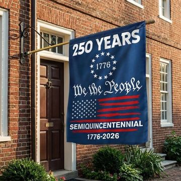 Discover 250 Years Anniversary Semiquincentennial United States We The People Flag