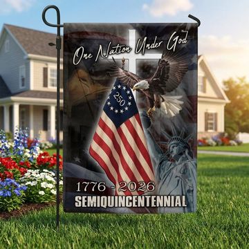 Discover One Nation Under God 1776-2026 Flag | Semiquincentennial American Flag