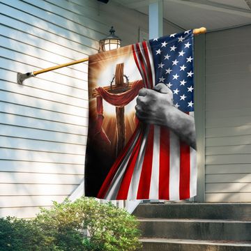 Discover Christian Cross Flag