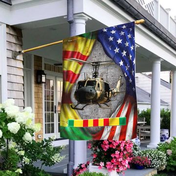 Discover Huey Helicopter Vietnam Veteran Lest We Forget Flag, Veterans Day Flag