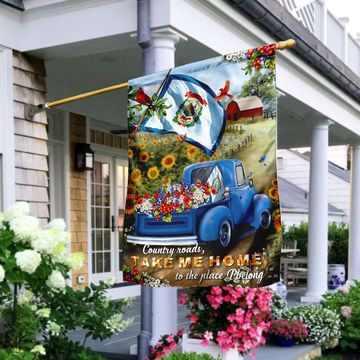 Discover West Virginia Country Roads Flag