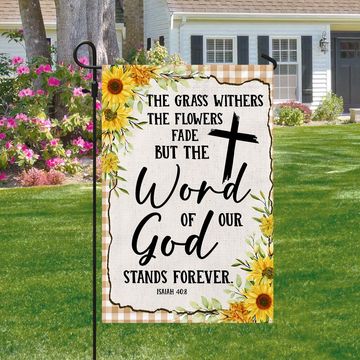 Discover Christian Flag God Stands Forever Christian Sunflower Flag