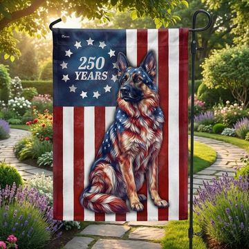 Discover Flagwix Patriotic Dog Garden Flag, 250 Years German Shepherd Betsy Ross Flag Decor