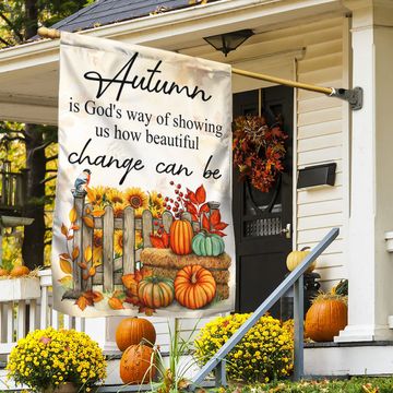 Discover Autumn Is God's Way Of Showing Us How Beautiful Change Can Be Fall Flag