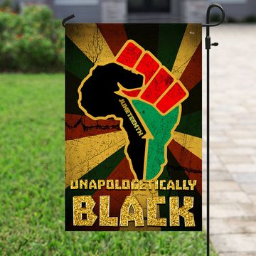 Discover Juneteenth Unapologetically Black Flag