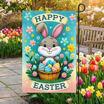 Discover FLAGWIX  Happy Easter Bunny Flag