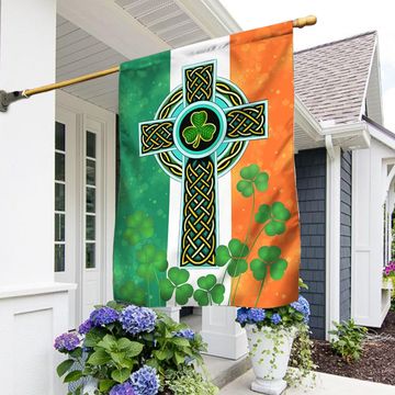 Discover Irish Celtic Knot Cross Flag