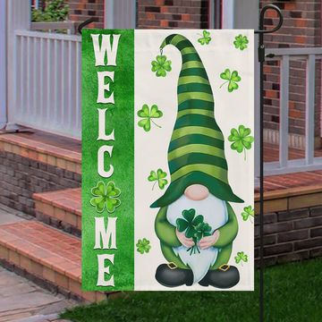 Discover St. Patrick's Day Flag Irish Gnome Welcome