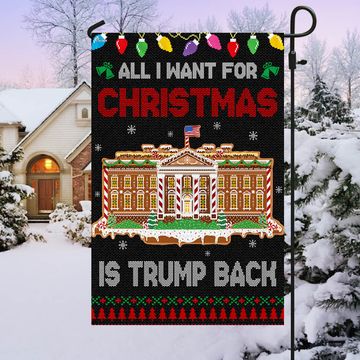 Discover Trump Christmas American Flag All I Want For Christmas Is Trump Back Flag