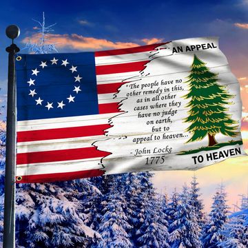 Discover An Appeal To Heaven Flag The Pine Tree Grommet Flag
